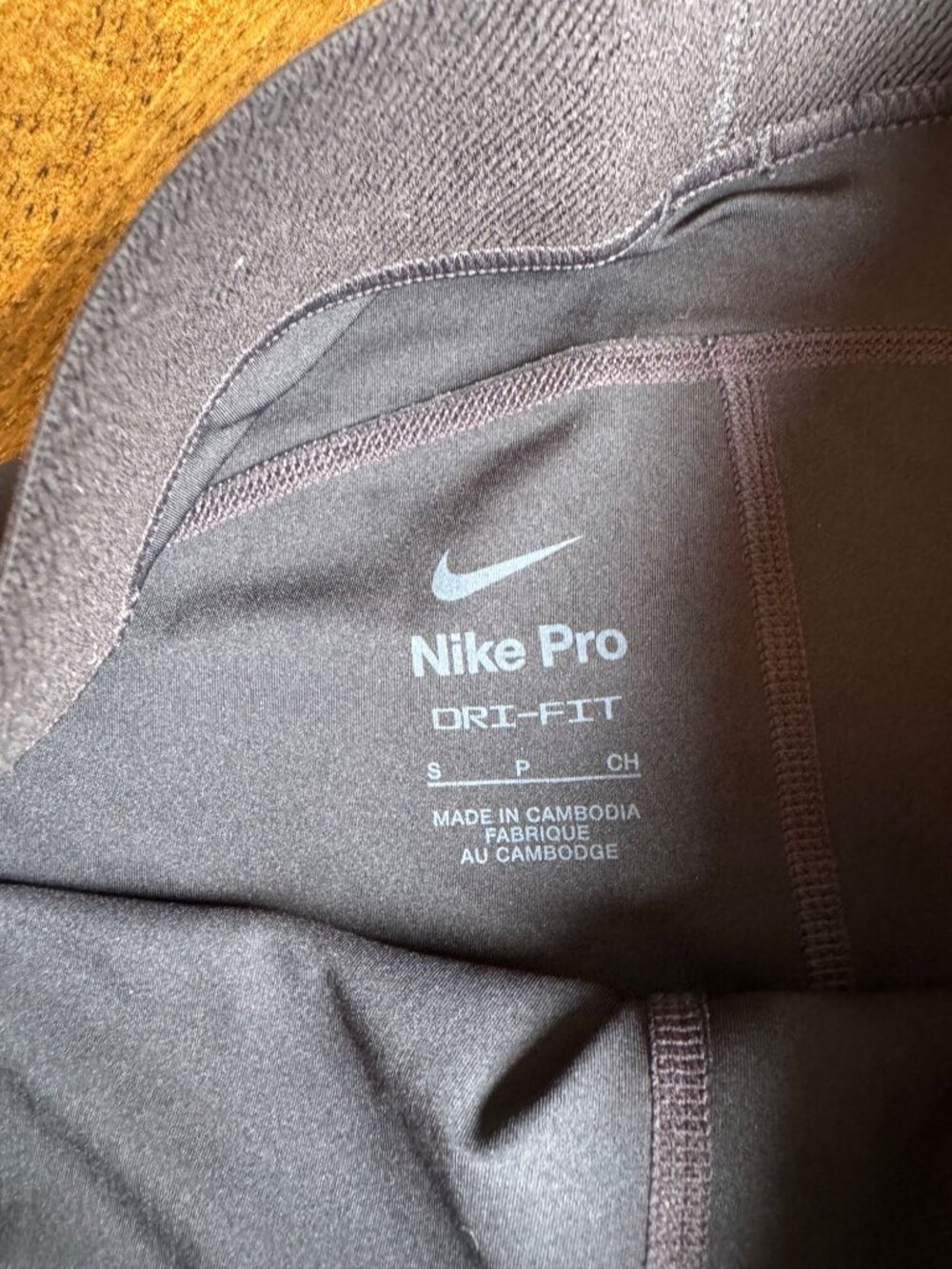 Nike Pro Dri-Fit Activewear Black & Grey Compression Athletic Shorts Size Small - Picture 4 of 5